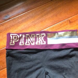 PINK yoga pants!!